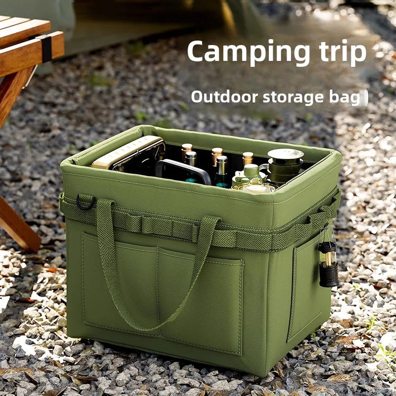 Heavy-Duty Foldable Tool Bag - Large Oxford Fabric Organizer