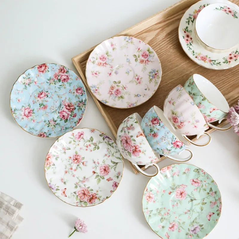 Vabena Luxury Bone China Coffee & Tea Set - Elegant Serveware